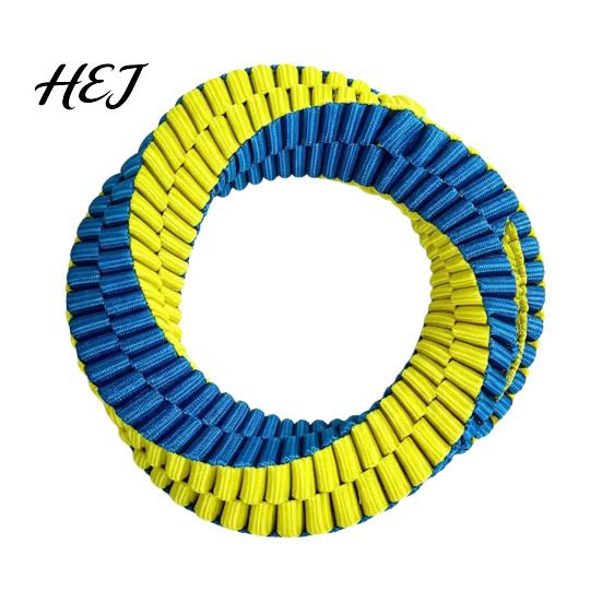 Chew Toys for Large Dogs Over 33 Pounds Dog Dental Tug Toy, Textured Woven Nylon Interactive Teeth Cleaning Washable Round or Figure 8 Design,