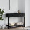 VidaXL Black Console Table 100x34.5x75 Cm Engineered Wood 833393