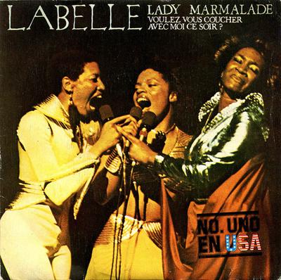 7-дюймовая пластинка LABELLE - Lady Marmalade EPC2852 Epic 1975 Испания Соул/Фанк Б/У