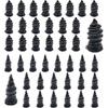 60Pcs Tire Repair Rubber Nail, Rubber Screw Tire Plugs Self-Service Vacuum Tire Repair Nail Kit Tires Quick Puncture Repair Tools For Auto