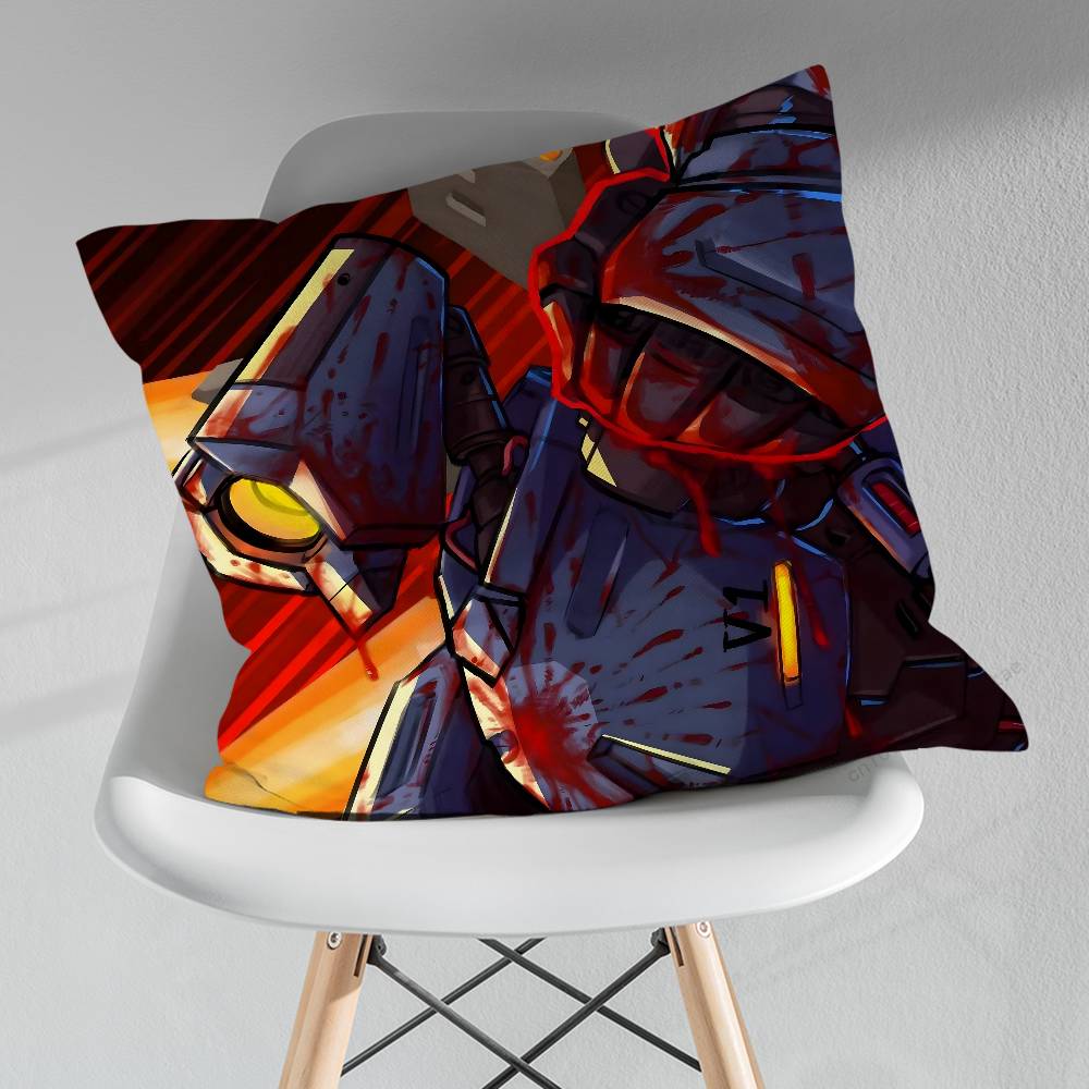 Game UUltrakill Shooting Throw Pillow Case Living Room Sofa Cushion Cover For Home Bedroom Decoration Protector