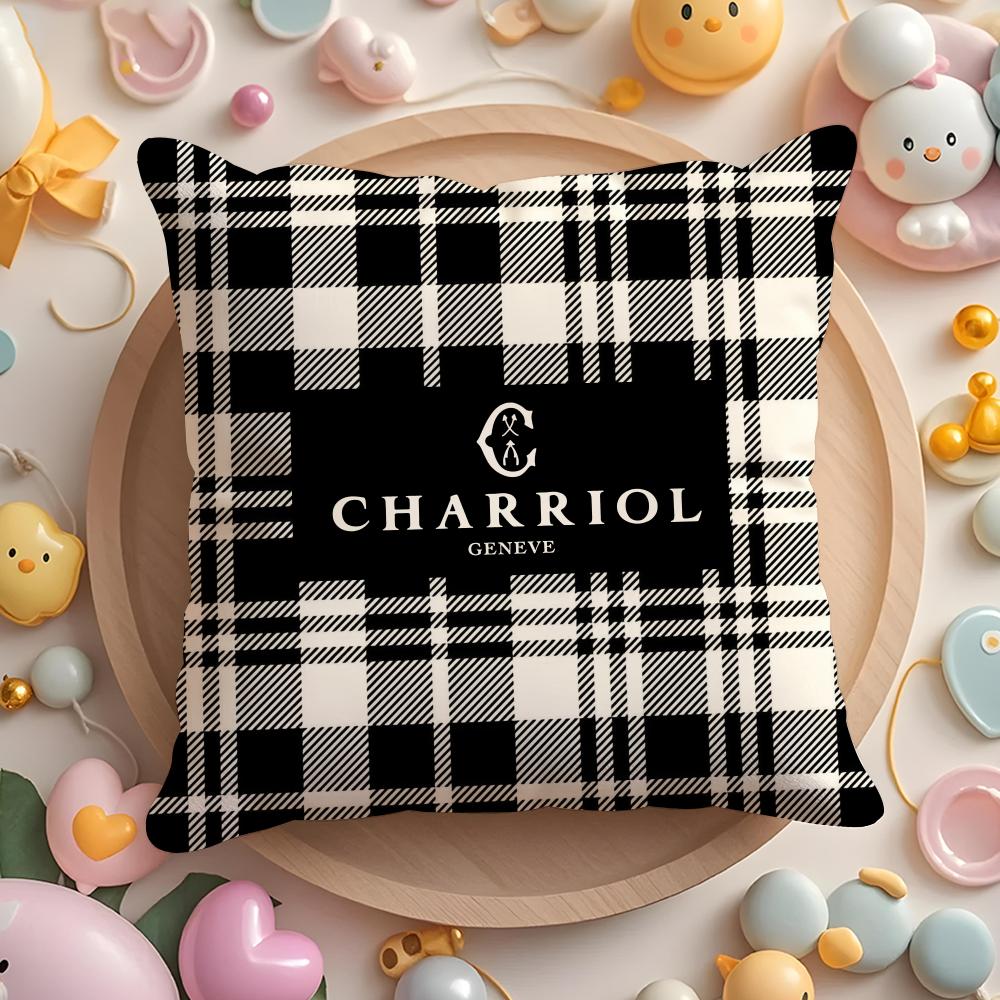 Французская наволочка C-Charriol Cushion Cover для дома и автомобиля, многоцелевая, двусторонняя, мягкая и прочная для повседневного использования