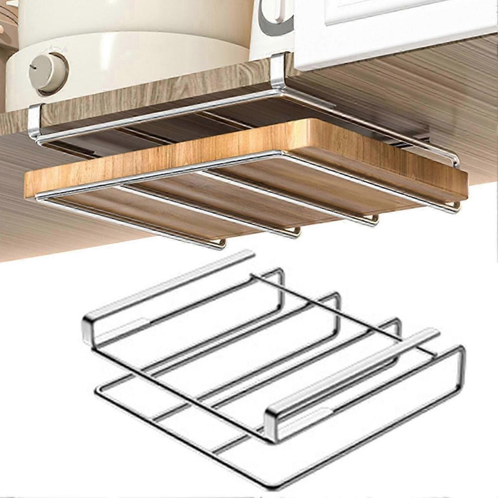 Chopping Board Rack Under-Cabinet Cutting Board Holder Strong Load-bearing Heavy-Duty