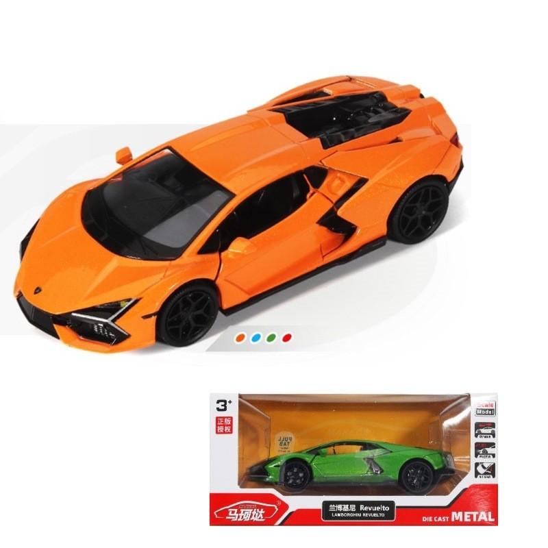 Alloy Lamborghini Sports Car Model With Light Sound Doors For Kids Playroom