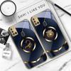Роскошная голова тигра Для Samsung A 70 71 72 73 14 15 13 16 25 A26 31 32 33 34 35 50 51 52 53 54 55 56 Золотой стеклянный чехол для телефона