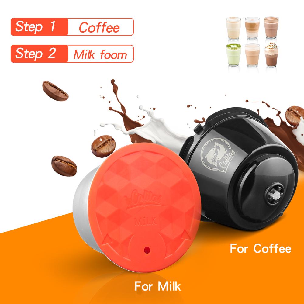 Многоразовые капсулы для кофе и молочной пены для Nescafe Dolce Gusto, многоразовый кофейный фильтр, аппарат для приготовления латте