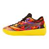 PUMA Stewie 2 Unisex Round Toe Lace-up Mesh Non-slip Wear-resistant Low Top Basketball Shoes Red 380072-01