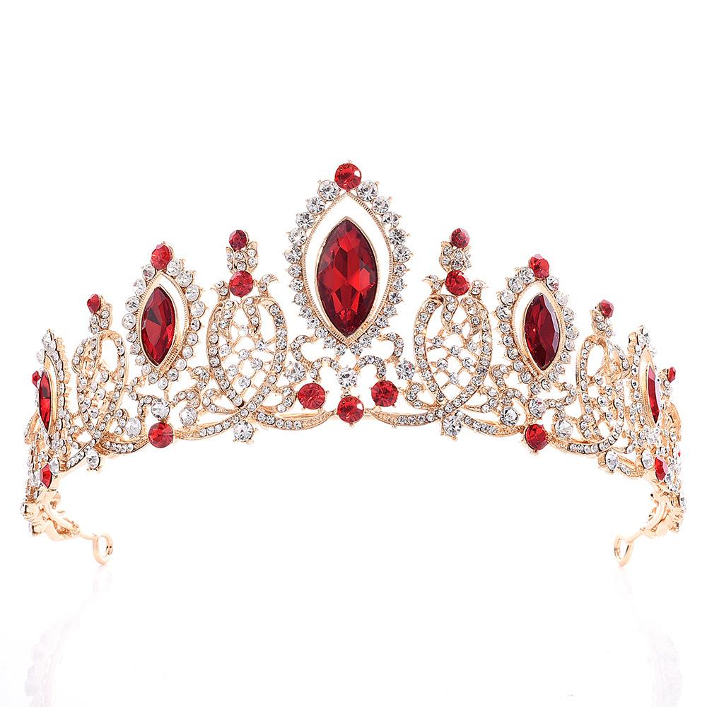 New Bridal Headwear, European Crystal Rhinestone Crown, Wedding Hair Accessories, Headband, Wedding Accessories