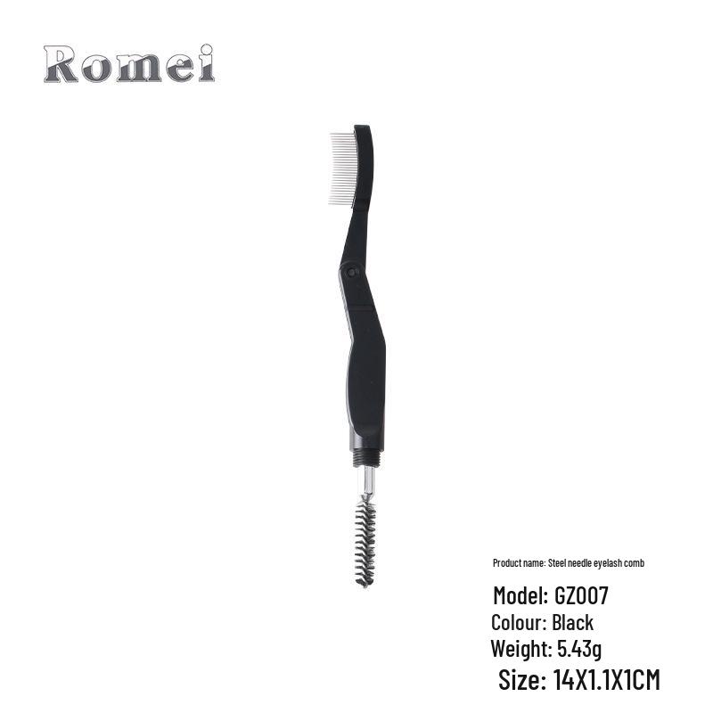 Инструмент-расческа для бровей и ресниц с иглой из нержавеющей стали