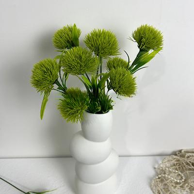 Искусственное зеленое растение, одиночный одуванчик, букет искусственных цветов, искусственный цветок, украшение из зеленых цветов