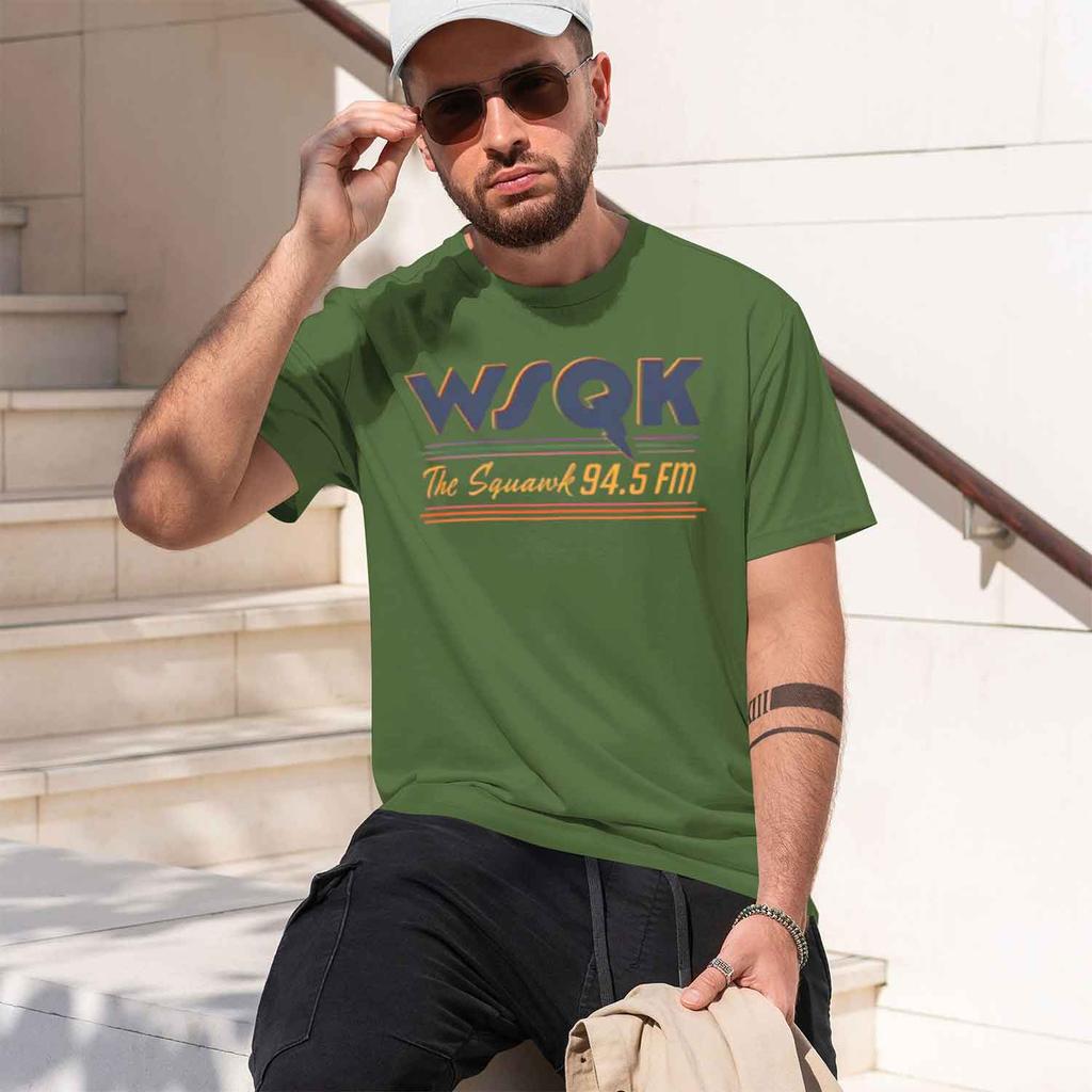 Wsqk The Sqwk 945 Fm Unisexs Clothing Unisexs Crew Neck Tshirt 2026 New Model Unisexs Shortsleeve Classic Casual Multiple Colors A