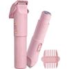 Женский электрический триммер-бритва Dermawave 2.0 с двойной головкой (бритва и эпилятор) для удаления волос на теле, в интимной зоне и на лице Dermawave