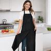 Washable Full Coverage Pottery Apron Adjustable Gardening Pinafore Split Leg Apron  Washable