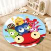 Babblarna Round Area Rug,Carpet Rug for Living Room Bedroom Sofa Playroom Decor,Non-slip Floor Mat50