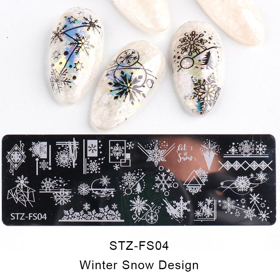 1 лист, набор пластин для штамповки ногтей, геометрические кружевные цветы, листья, полосатый дизайн, сладкое сердцебиение, дизайн ногтей, штамп, шаблон, форма