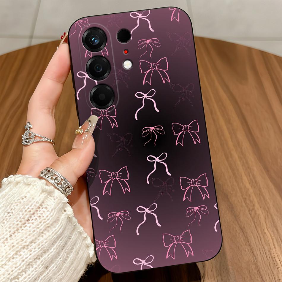 Чехол для телефона Tecno Camon 50 Pro Ultra 4G 5G, горошек, бант, мягкий защитный черный чехол для Tecno Camon50 Pro Ultra Funda