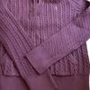 Polo Ralph Lauren Sweater FW24 Cable Knit Zipper Hoodie Long Sleeve Knit Kids Sweater Purple 313916533-006