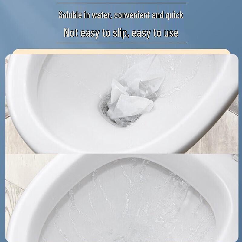 LAUTEE Water-Soluble Disposable Toilet Seat Covers