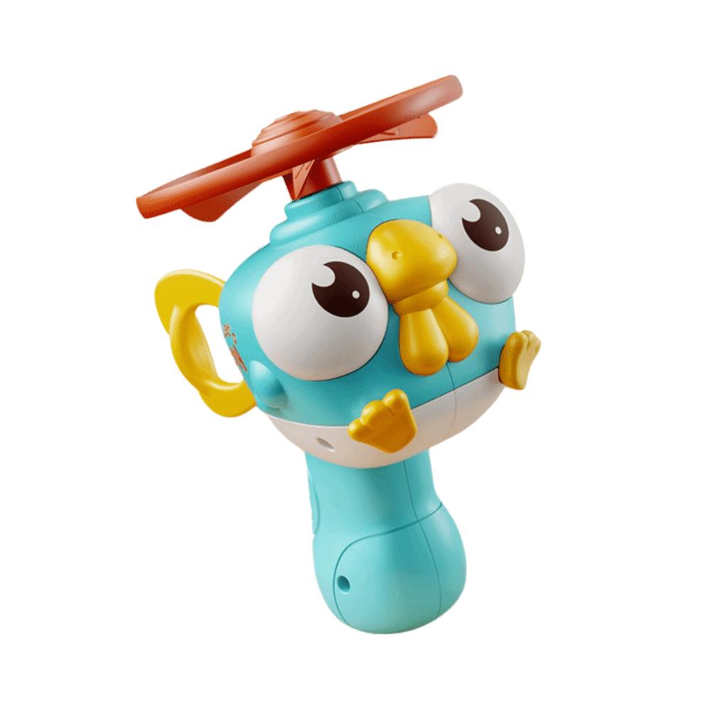 Hand-Pulled Bird launcher toy With Spinners Flying Saucer Parent-Child Interaction
