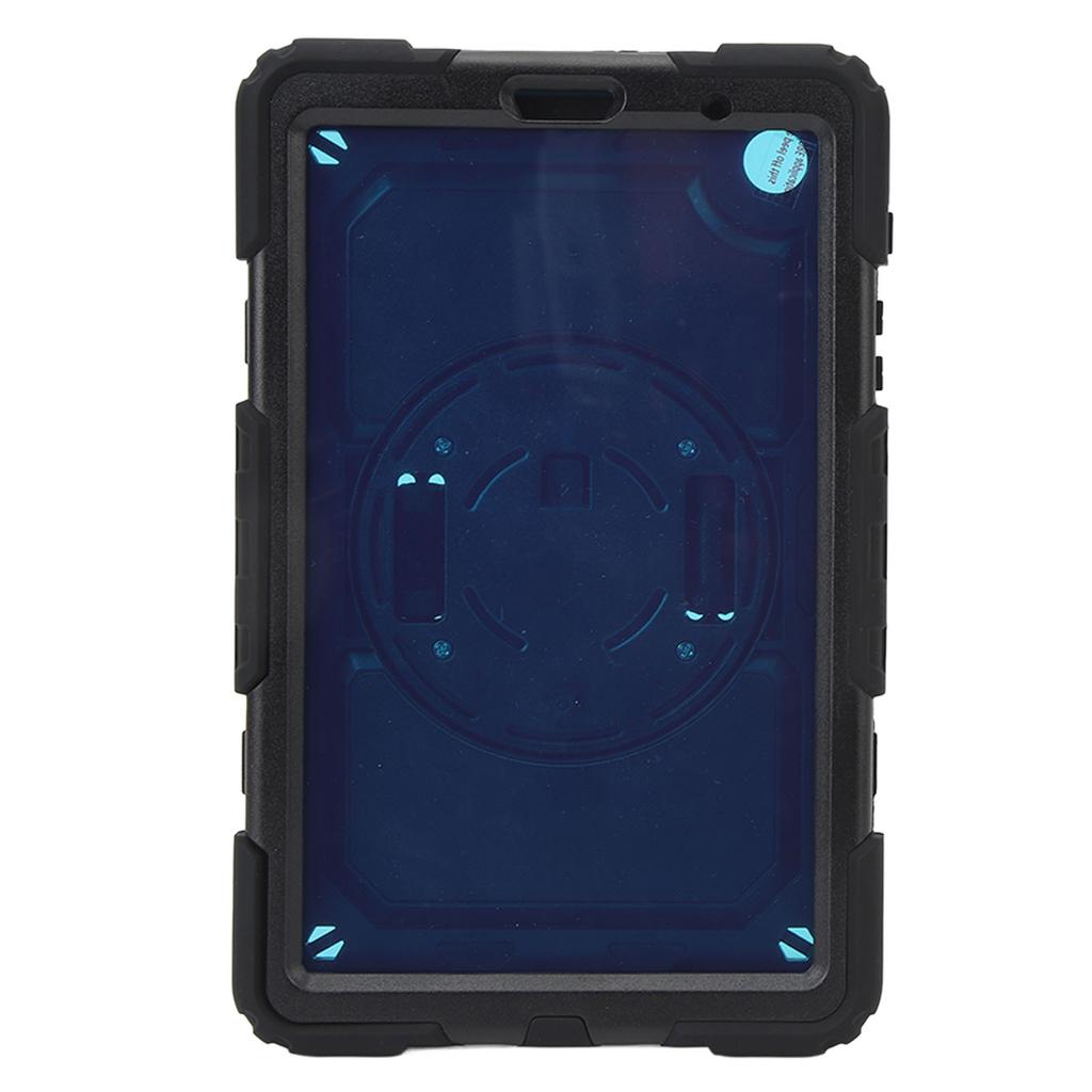 Tablet Protective Case with Shoulder Strap Pen Holder Hand Strap Kickstand Silicone Tablet Case for