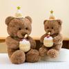 Cute Ryan Bear Series Plush Toys Pajamas Bear Doll Cake Teddy Bear Doll Birthday Gift