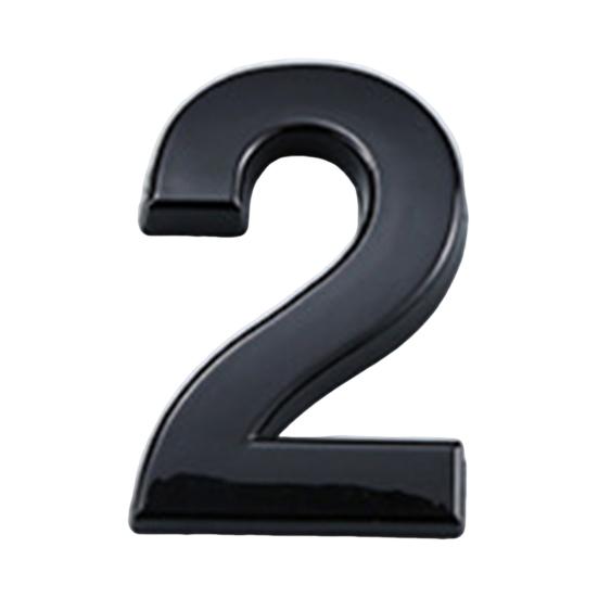 3D House Number Self-Adhesive Simple Installation 0-9 Modern Street Door Home Address Number Mailbox Sign