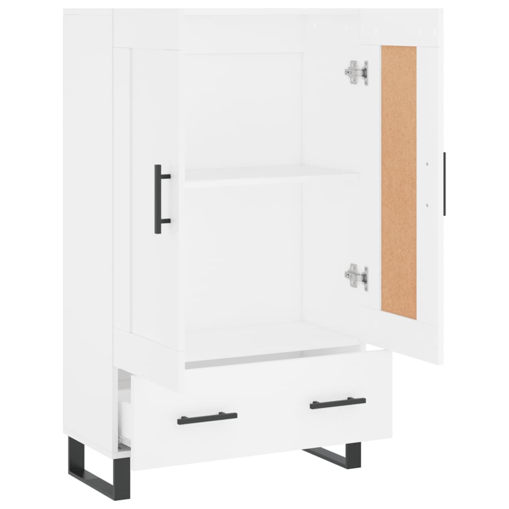 Highboard White 69.5 x 31 x 115 cm Particleboard