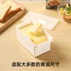 1Pc Butter Dish with Cover Butter Fresh-keeping Box with Cutter Slicer Countertop Butter Box for Home Cheese Storage Box