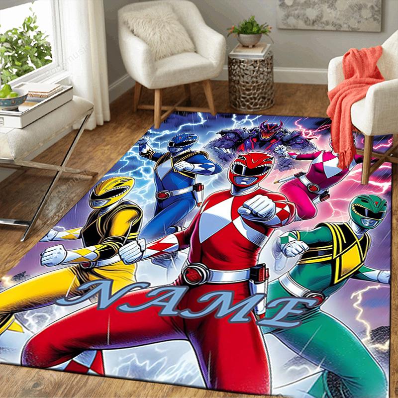 Custom 1Pc Power Rangers Storm Rug Office Carpet Indoor Outdoor Entrance Doormat Nonslip Soft And Comfortable Living Room D2915217