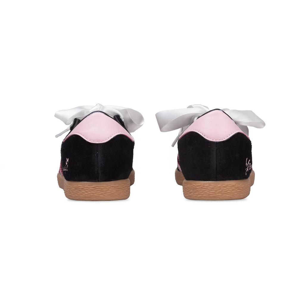 Adidas Originals Stadt Low top German Army Trainers Unisex Black Pink JI1885(Team357-)