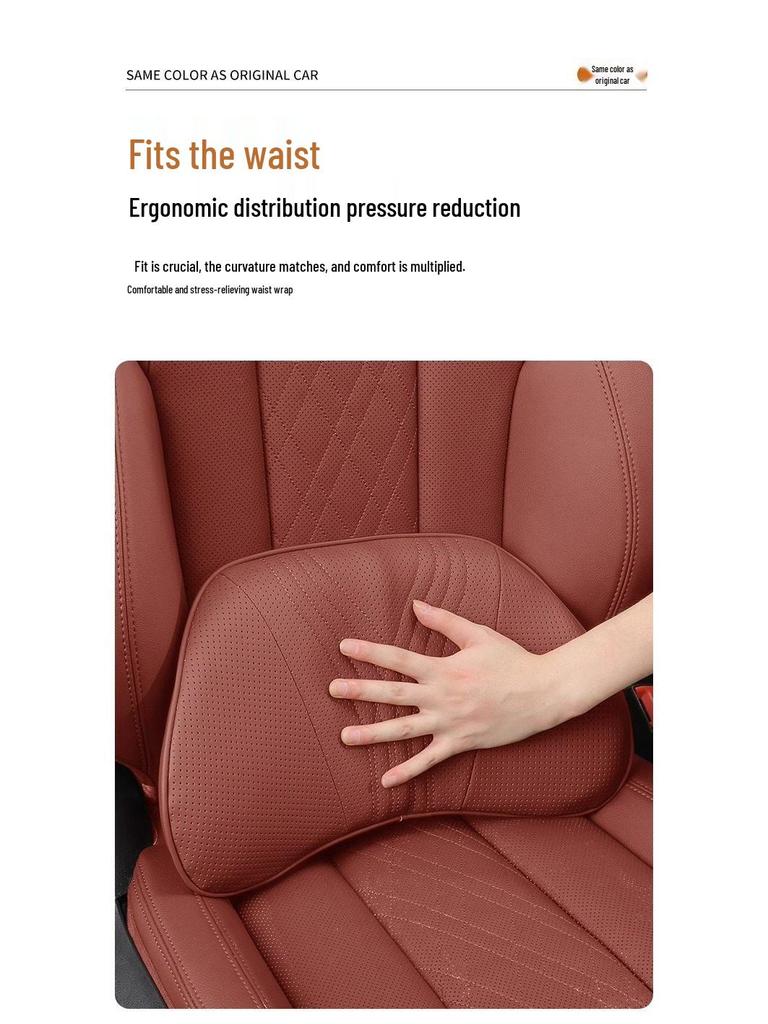 BMW Headrest & Lumbar Support: 5 & 7 Series Neck Pillow and Waist Pad