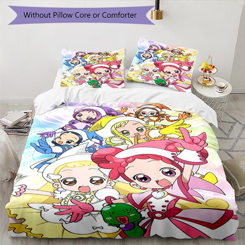 3pcs DoReMi1 Design Cover Set - HD Printed Bedding with 1 Cover and 2 Pillowcases - Perfect for Home and Dorm Decor