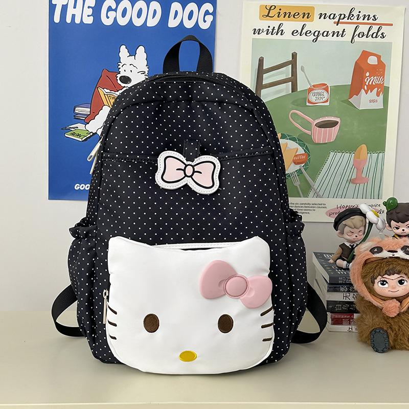 Schoolbag cartoon plaid cat backpack new backpack childlike cute bag small fresh primary school girl schoolbag