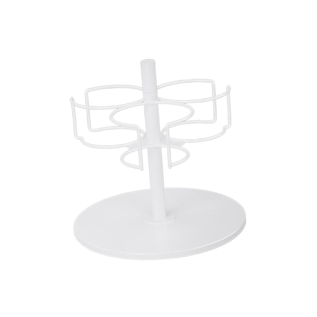 Вращающийся держатель для стаканов, стойка для хранения бутылок с водой, прочный держатель для бутылок на столешницу, вращающийся органайзер для стаканов