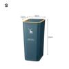 9L/12L Convenient Dog Proof Elk Print Trash Can Press Top Lid Bathroom Accessories