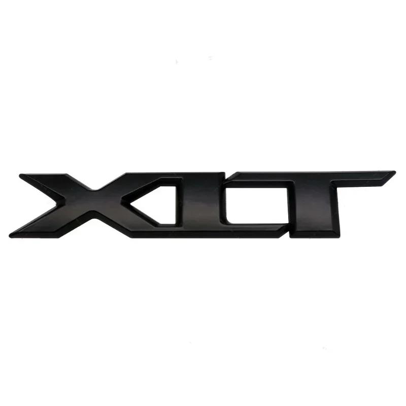 XXUI3 3D Metal Chrome Red Black Logo XLT Emblem Car Badge Rear Trunk Decal For Ford RANGER XLT Stikcer Accessories