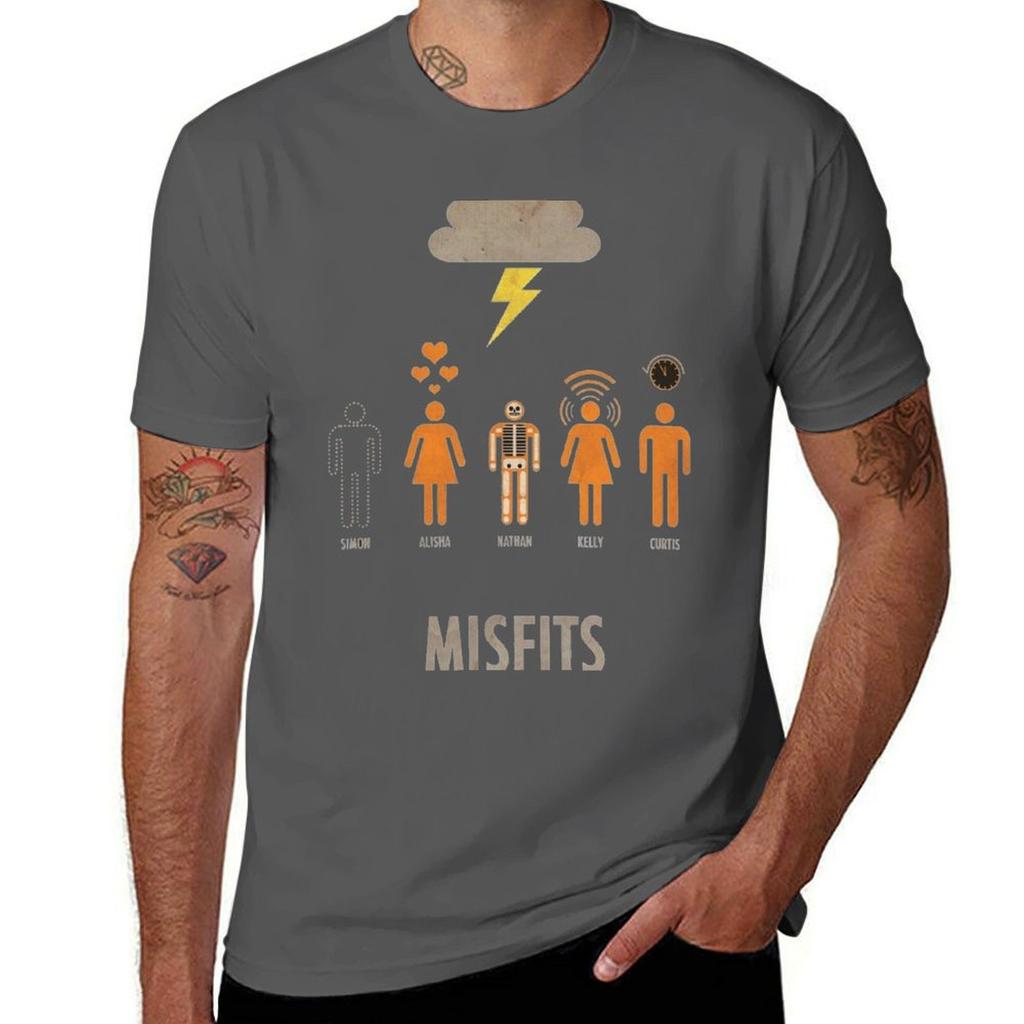 Misfits Tshirt Festival Casual Short Sleeve