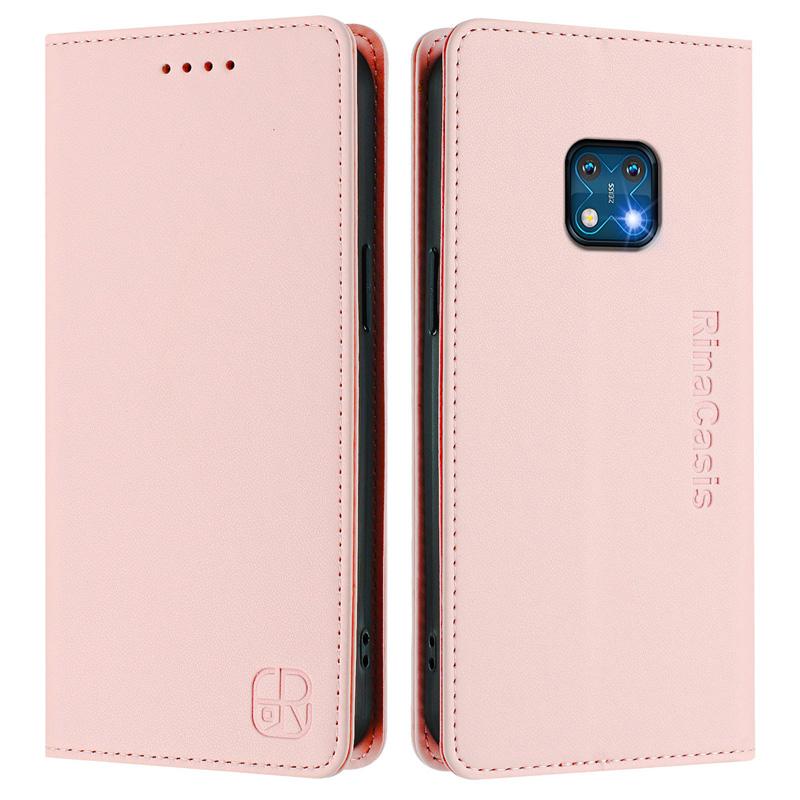 Luxury Leather Case For Nokia HMD Fuison/Skyline Nokia G21 G11 C30 X30 XR20 RFID Blocking Card Slots Magnetic Attraction Stand Shockproof Flip Cover
