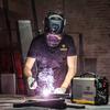 DEKO Skull Solar Auto Darkening Adjustable Range 4/9-13 MIG MMA Electric Welding Mask Helmet Welding Lens for Welding Machine
