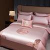 100 count long staple cotton original Chinese embroidery four piece set from Datang