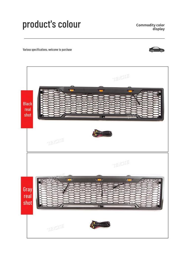 Black Grille Accessories for 1980-1986 Ford F150 Bumper