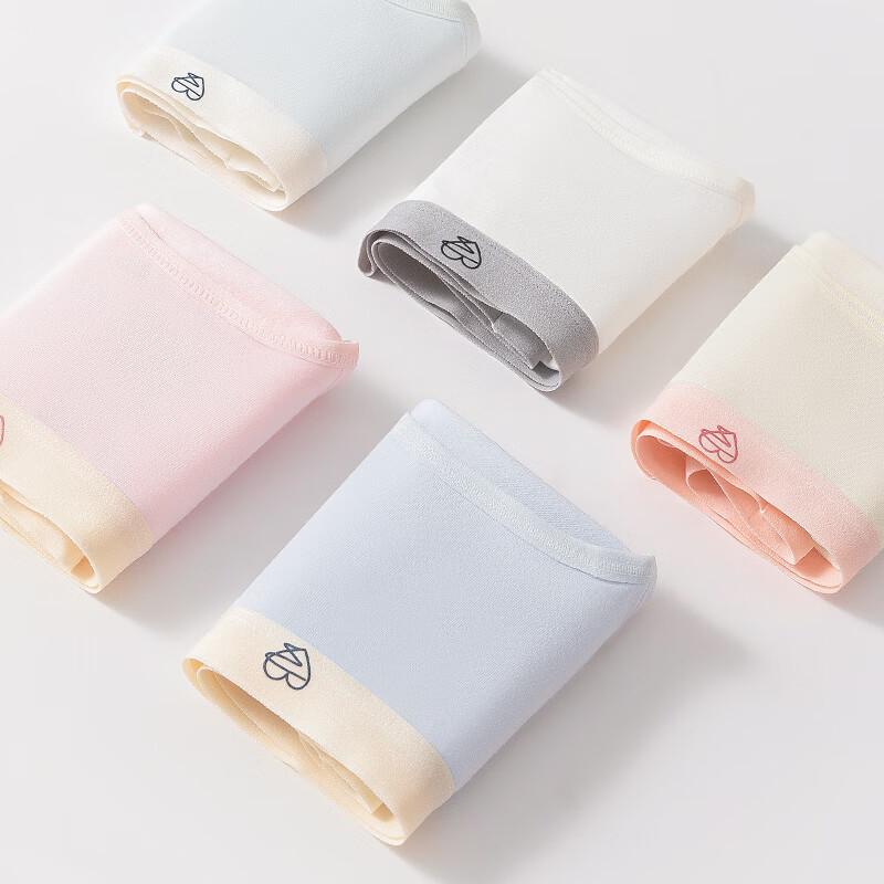 Женские трусы-слипы Urban Beauty класса А из детского хлопка, антибактериальные, со средней посадкой, бесшовные, 5 штук