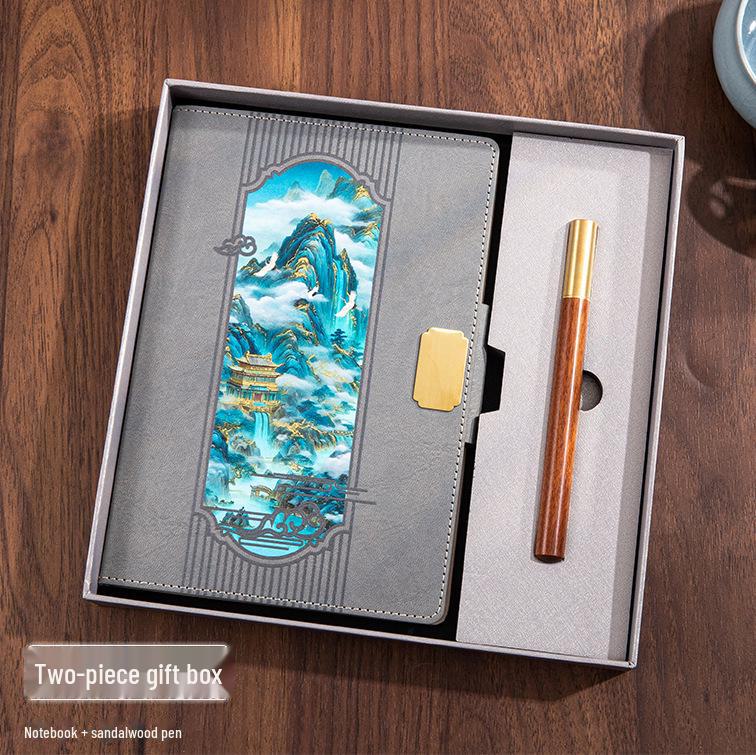 Подарочный набор из креативных деловых блокнотов 2025 года с магнитной застежкой