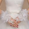 Wedding Gloves Bride Wedding Car Bones Flower Jewelry Short Hand Sleeves Wedding Photography Retro Dress Qipao Gloves