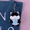 Pendant Panda Women Key Chain Doll Plush Key Buckle Car Key Ring Ornaments Korean Style  Key Holder