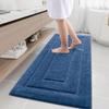 Kitinjoy Fur Bathroom Rugs Soft and Absorbent Microfiber Bath Rug Non-Slip Shaggy Shower Carpet Machine Wash Dry Bath Floor Mats
