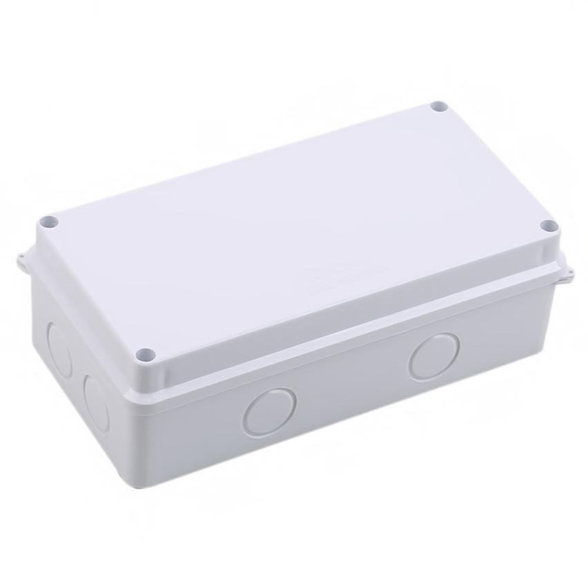ABS Waterproof Junction Box White Outdoor 1Pc Sealed Universal Electrical Project Box