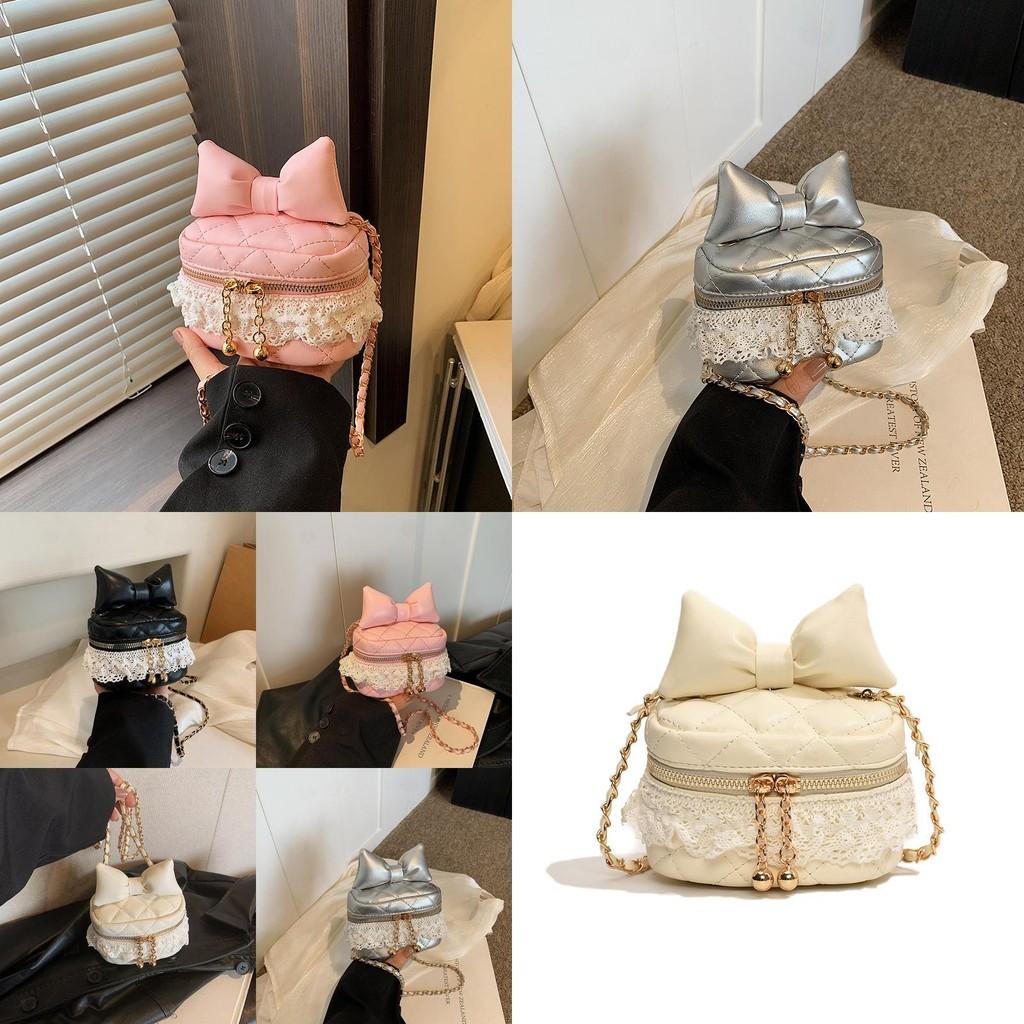 Trendy Lace Bowknot Mini Shoulder Bag For Boys And Girls Available In Multiple Colors