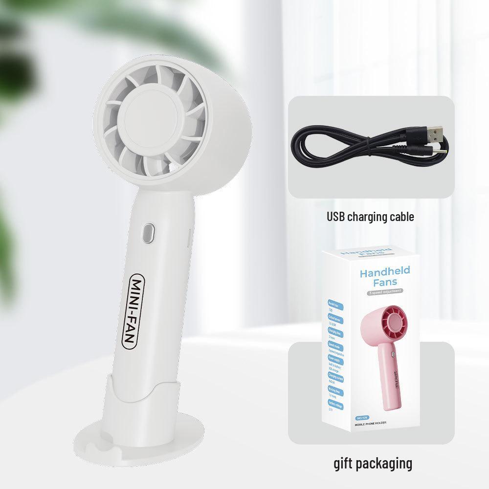 Turbo Handheld Mini Fan - Powerful Wind for Office, Desk, Dormitory & Bed