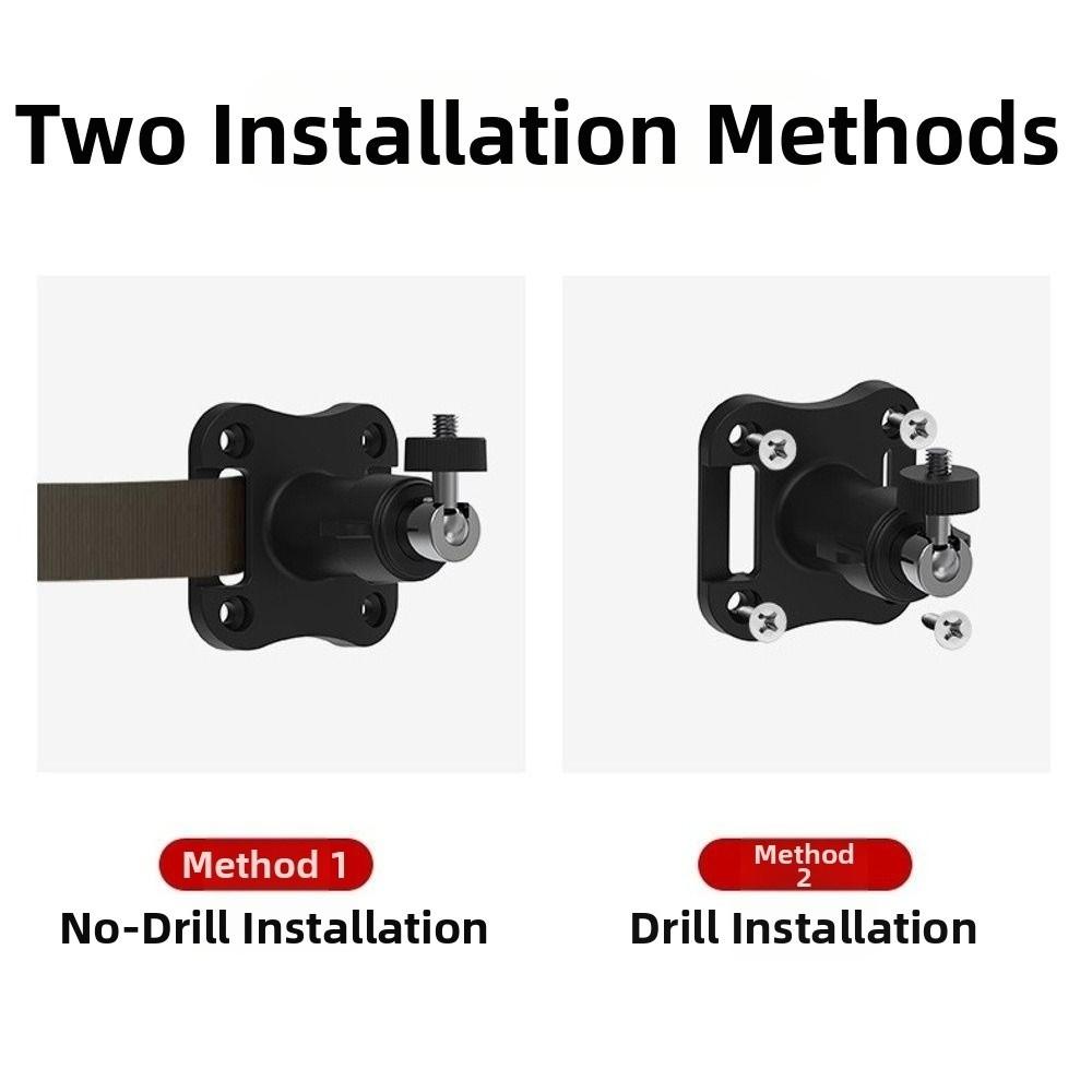 No Drill Outdoor Camera Holder Universal Trail Camera Mount Solar Panel Mount Bracket Rotating